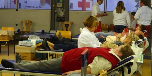 Viele "Lebensretter" fanden sich ein beim DRK in Biblis am 15. Oktober ein. Foto: sam