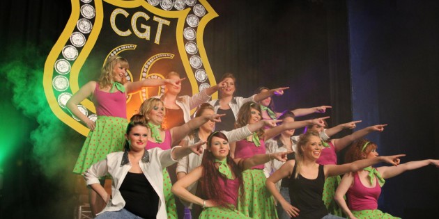 66 Jahre CGT oder 6 x 11 Jahre – das Carnevalsgremium im Turnverein wird in der Prunksitzung am 1. März in der Jahnhalle die Stimmung hochtourig anheizen. Mehrere Tanzgruppen haben für Spitzenleistungen trainiert. Archivfoto: Hannelore Nowacki