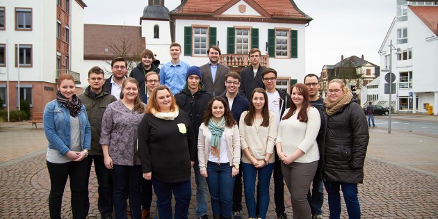 Blicken voll Tatendrang in die Zukunft: Die Jusos Ried. Foto: oh