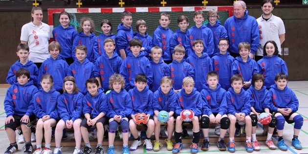 Die Teilnehmer des Handball-Trainingscamps. Foto: oh