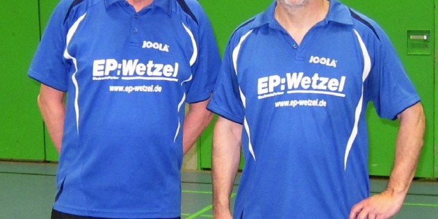 Erich Händler (l.) und Ludwig Günther bildeten in der vergangenen Spielzeit mit einer Bilanz von 18:1-Siegen das herausragende Doppel für die SG Hüttenfeld. Foto: oh