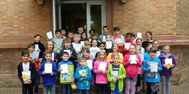 Erzielten hervorragende Leistungen im Bereich Mathematik: Die Schüler der Schillerschule. Foto: oh
