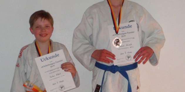 Hatten Grund zur Freude: Aaron Hirsch und Torben Elfert. Foto: oh