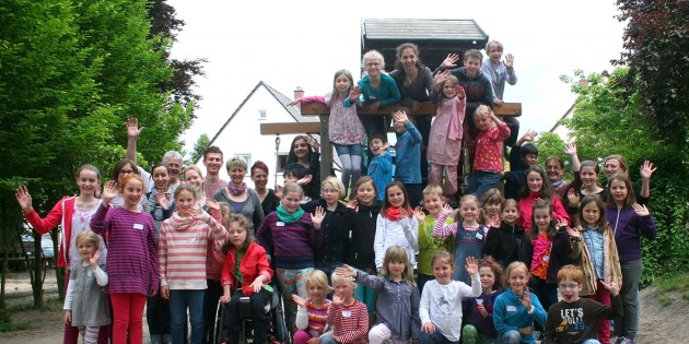 Der Kinderworkshop des Chors Ephata genießt wachsenden Zuspruch. Am Samstag fanden sich wieder rund 40 Kinder ein, um gemeinsam zu singen und zu spielen. Foto: Manuel Ding