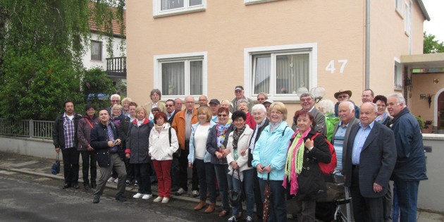 Stets mit einem Lied auf den Lippen: Der GV „Liederkranz 07“ Bobstadt verbrachte einen gelungenen Tag in Pfeddersheim. Foto: oh