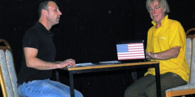 Den NSA-Skandal nahmen sich Ralf Ehret, Carolin Perrone und die Brüder Bruno und Ronald Ehret vor und zogen ihrerseits ihren Nutzen daraus. NSA bedeute ja nichts anderes, als „neue selektierte Auskunftsstelle“. Foto: oh