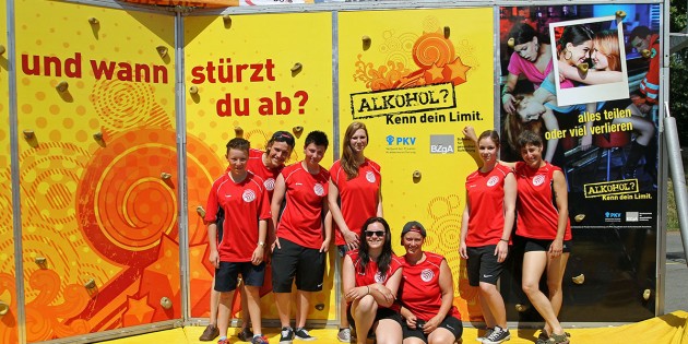Zehn Tage lang zehn Stunden im Einsatz auf dem Hessentag: Die Sportjugend Bergstraße. Foto: oh