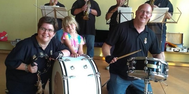 Freude an der Musik ist hier garantiert: Die „Lampertheimer Spargelfezza" des LKV 2008. Foto: oh