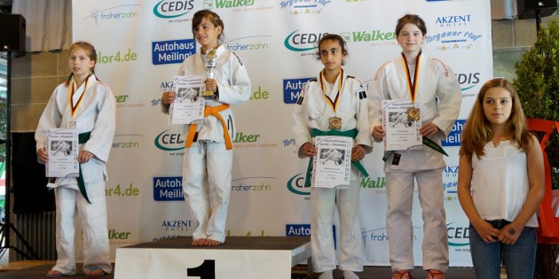 Lea Daniel vom 1. Judo-Club Bürstadt holt sich den starken 3. Platz beim Internationalen Glaspalastturnier von Sindelfingen. Foto: oh