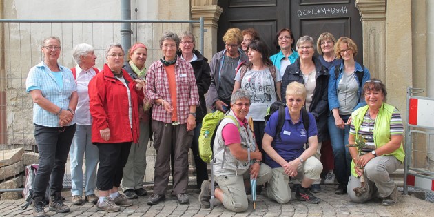 Begaben sich auf Luthers Spuren: 16 Frauen des Evangelischen Dekanat Ried . Foto: Heike Kissel
