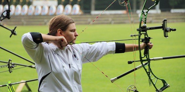 Johanna David vom 1. JCB zeigte sich bei den Deutschen Meisterschaften zielsicher. Foto: oh