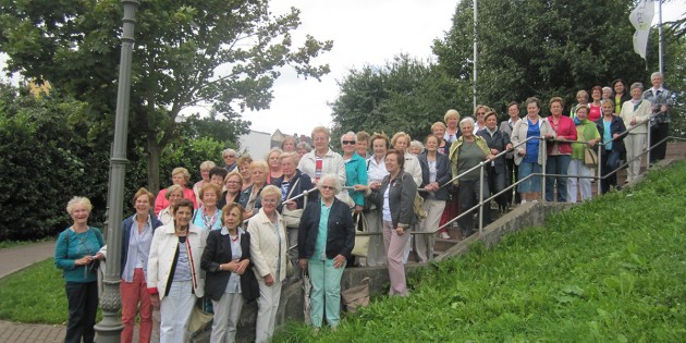 Unterwegs im Rheingau: Die Turnerfrauen der TG Biblis. Foto: oh