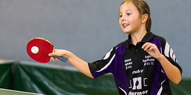 Natalie Gliewe ist Hessens Beste im Tischtennis in ihrer Altersklasse. Foto: oh