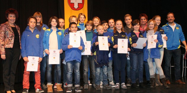 Ein „Hoch“ auf den erfolgreichen Sportlernachwuchs
