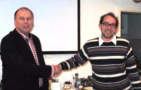 Landratskandidat Dirk Hennrich und Michael Müller vom Landesverband Die Linke. Foto: oh