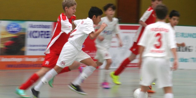 Das Turnier war ein voller Erfolg. Die Fußballabteilung des TVL freut sich über den guten Zuspruch, der dem „U12 Hallen-Masters“-Turnier entgegen gebracht wird. Foto: Manuel Ding
