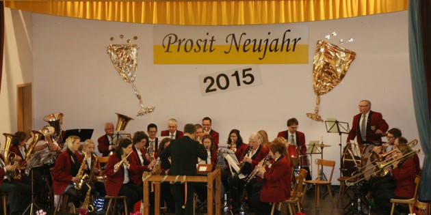 Das große Orchester lieferte die musikalische Grundlage für das zünftige Beisammensein. Foto: Eva Wiegand