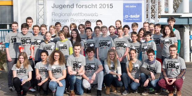 Die Sieger des Regionalwettbewerbs Bergstraße „Jugend forscht“ und „Schüler experimentieren“. Foto: oh