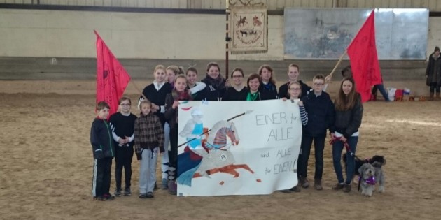 Die „Ritter aus Riedrode“ überzeugten in Heppenheim. Foto: oh