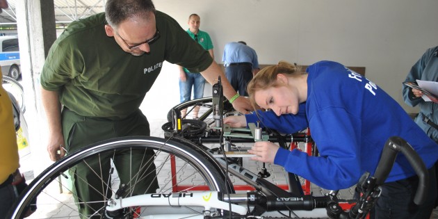 Fahrrad in nur fünf Minuten gesichert