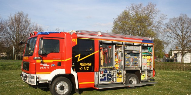 Das neue Hilfeleistungslöschfahrzeug der Freiwilligen Feuerwehr Biblis ist technisch auf dem neuesten Stand. Foto: oh