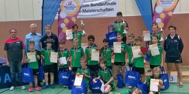 Der Tischtennis-Nachwuchs - darunter auch Laurin Morweiser aus Bürstadt - zeigte beim Bundesfinale seine Klasse. Foto: oh