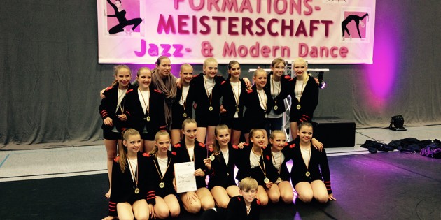 Riesenfreude bei „Coco": Die Jazz- und Modern-Dance-Formation der TG Bobstadt tanzte bei der Deutschen Jugendmeisterschaft auf einen unerwarteten siebten Platz!  Foto: oh