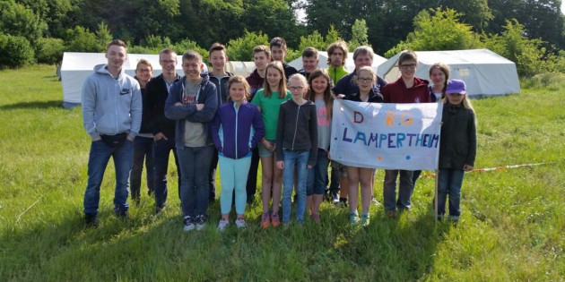 Die DLRG Lampertheim nahm am Zeltlager zum 60-jährigen Bestehen des Landesverbandes teil. Foto: oh