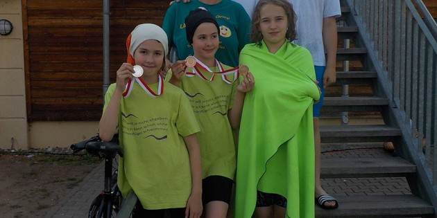 Erneut erfolgreich: Die Schwimmer der SG Neptun Lampertheim. Foto: oh