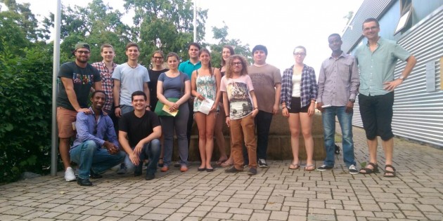 Die Mitglieder der Jungen Union Südhessen zeigten sich angesichts des Engagements der ehrenamtlichen Helfer beeindruckt. Foto: oh