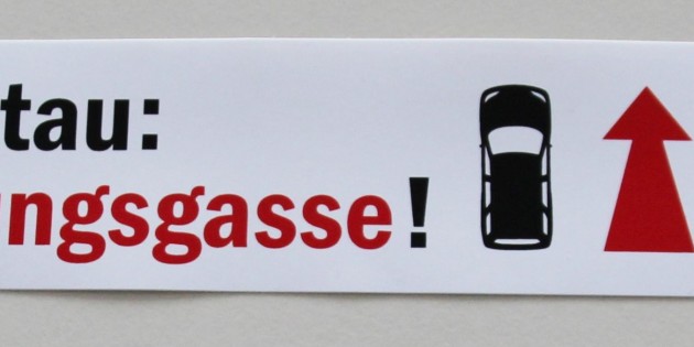 Freie Bahn für Retter und Einsatzkräfte