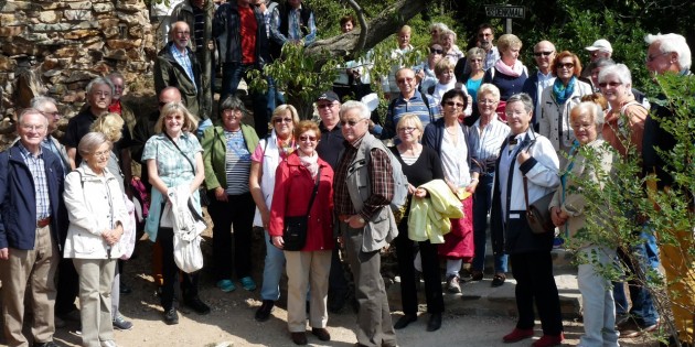 Strahlender Sonnenschein begleitete die Gruppe der TG Biblis bei ihrem diesjährigen Wanderausflug. Foto: oh