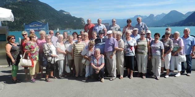 Herrliches Wetter, wunderbare Ausblicke: Die Vereinsreise bescherte den Mitgliedern des MGV 1902 Bürstadt schöne Tage im Salzburgerland. Foto: oh