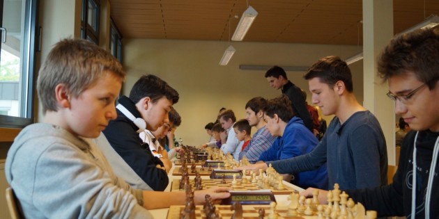Beim Bibliser Jugendschachturnier gab es zahlreiche spannende Schachpartien. Foto: oh