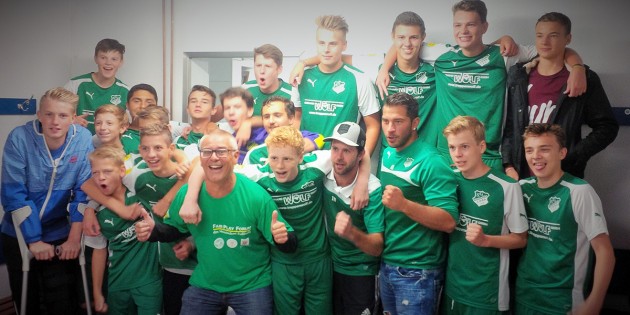 Voller Tatendrang gehen die B-Junioren der SG Hüttenfeld in die Saison. Foto: ehr