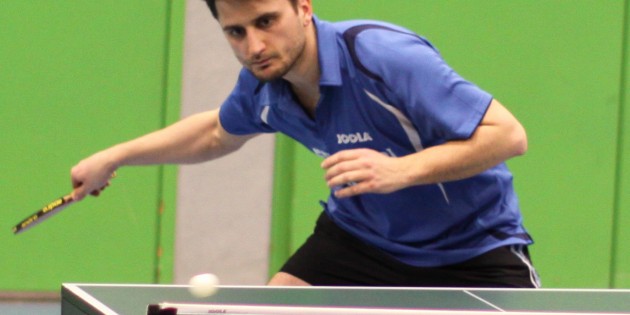 Mit seinen beiden Einzelsiegen und dem Doppelerfolg mit Markus Weimer war Volker Berg maßgeblich am ersten Sieg der SGH I in der Bezirksliga beteiligt. Foto: oh