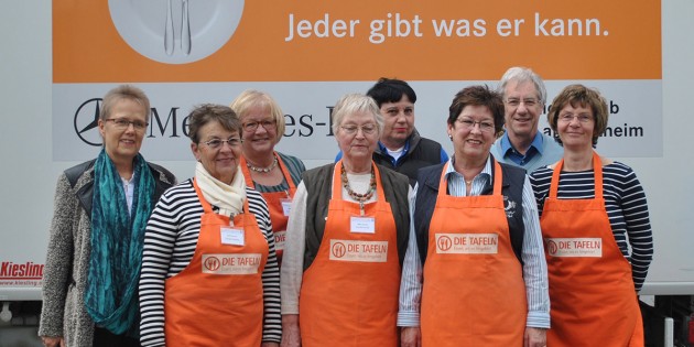 Das Team der Tafel hofft auf weitere ehrenamtliche Helfer und zahlreiche Spenden, um diejenigen Menschen in Lampertheim versorgen zu können, denen es nicht so gut geht wie den meisten anderen. Foto: Benjamin Kloos