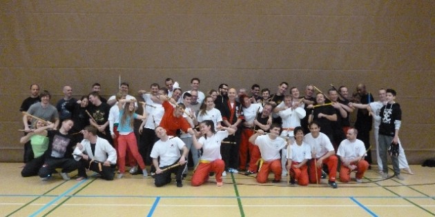 Jede Menge Spaß hatten die Teilnehmer des 19. Kampfsport-Workshop beim 1. Judo-Club Bürstadt. Foto: oh