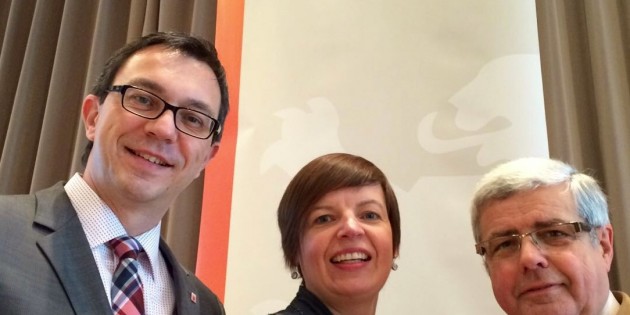 Erzielten bei der Wahl zum CDU-Kreisvorstand starke Ergebnisse: Alexander Bauer, Christine Eberle und Walter Wiedemann (v.l.). Foto: oh