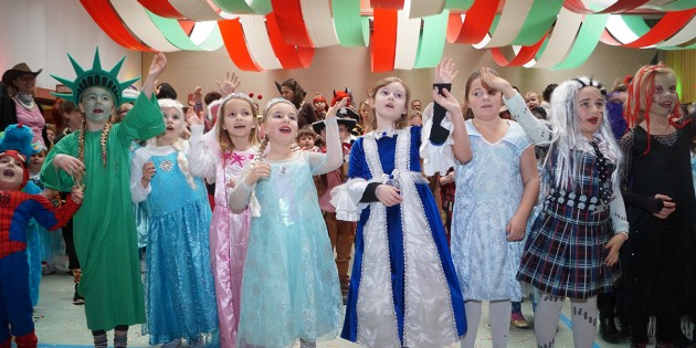 Beim CGT-Kinderkostümfest hatten die Kleinen in ihren fantasievollen Kostümen mächtig viel Spaß. Foto: Sigrid Samson