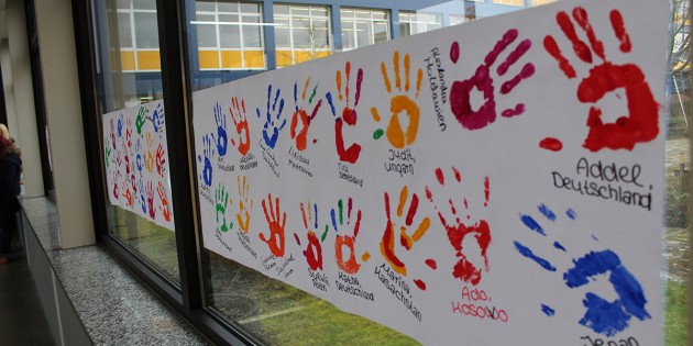 Das Motto „Eine Schule – eine Welt” wurde im Rahmen der Projektwoche der ESS vielfältig umgesetzt. Foto: Felix Berz