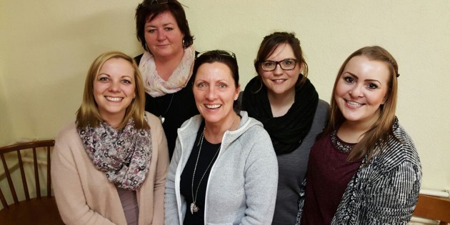 Der neue Vorstand der Krautstorze: Revisorin Julia Hertling, Schriftführerin und Pressewartin Christine Wegerle, Schatzmeisterin Ute Timme, die 2. Vorsitzende Kim Müller sowie die neue 1. Vorsitzende Miriam Gorniotzek (v.l.). Foto: oh