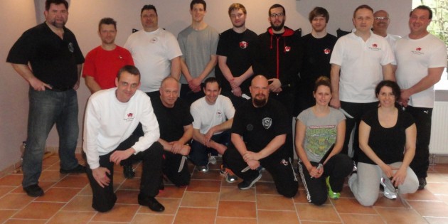 OMC-Head Instructor Christian Braun (Fight Academy) bei der verbandsfreien Wing-Tsun-Schule Lampertheim. Foto: oh