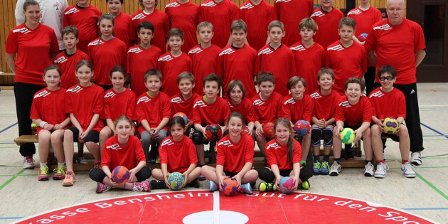 Die Teilnehmer des Trainingscamp des Handball-Leistungszentrums Bergstraße. Foto: oh