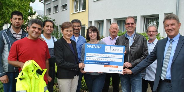 Für Arbeitssicherheit der Flüchtlinge gesorgt