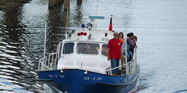 Volle Kraft voraus: Das Polizeiboot des TECHNOSEUM nimmt wieder Fahrt auf. Foto: TECHOSEUM