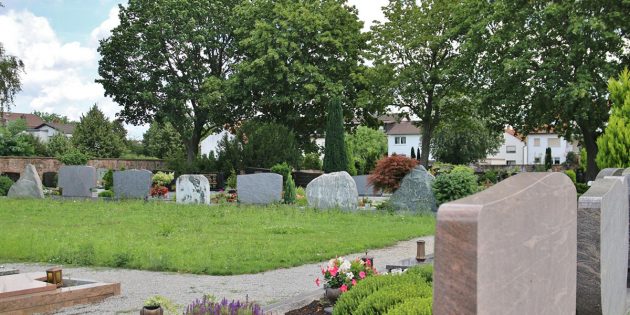 Eine Ansicht vom größten Bürstädter Friedhof. Foto: Hannelore Nowacki