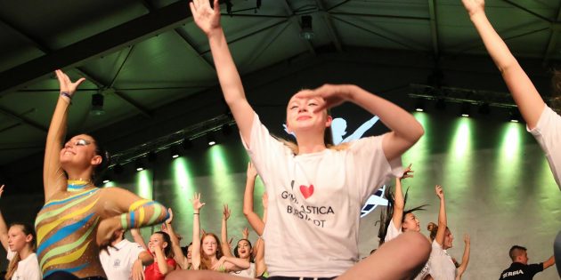Die Gymnastica Bürstadt ist bei Bodenturnern, Trampolinspringern, Sportakrobaten und Gruppen aus dem Bereich Folklore beliebt – eine Mischung mit Erfolgsgarantie wie die 21. Gymnastika letzte Woche zeigte. Archivfoto: Hannelore Nowacki