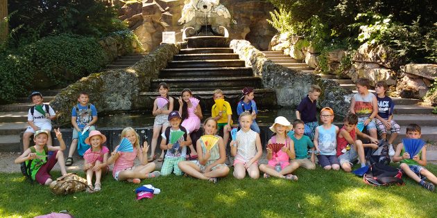 Hatten bei den Ausflügen im Rahmen der Ferienspiele viel Spaß: Die Kinder der Schülerbetreuung des Lernmobil e.V. an der Schillerschule. Foto: oh