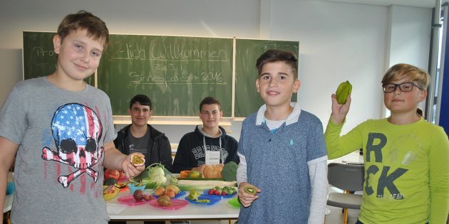 Wiederverwertete Bücher und gesunde Ernährung